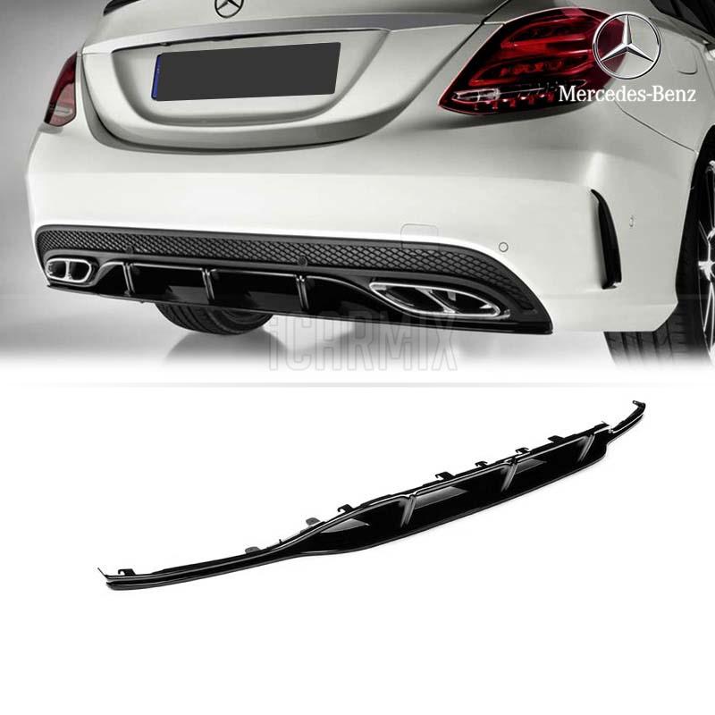 Genuine Mercedes Benz C Amg Rear Diffuser For C Class W S Gloss