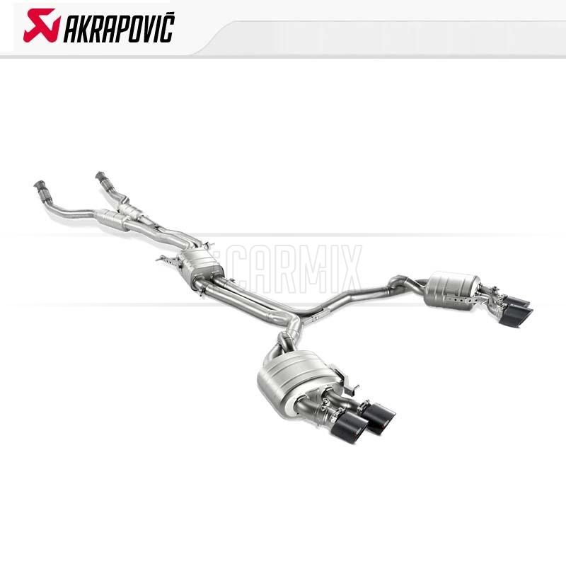 Akrapovic Cat Back Exhaust Evolution Line Titanium For Audi S6 Avant