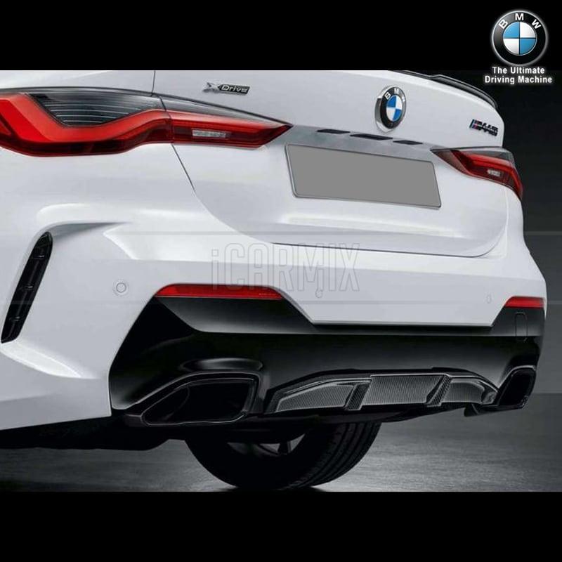 Genuine BMW M Performance Retrofit Gloss Black Rear Diffuser Upper