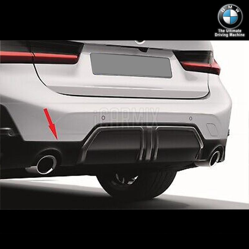 Genuine Bmw M Performance Retrofit Gloss Black Rear Diffuser Upper