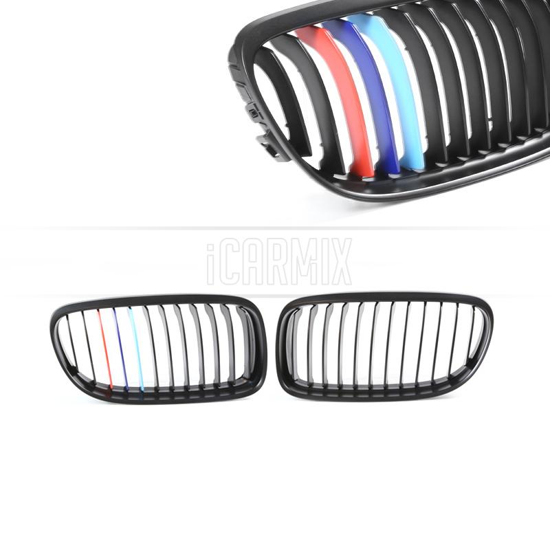 YUEXIANGJING Kühlergrill Streifen Für BMW E90 E91 LCI 2009-2012 - 12 Lamellen