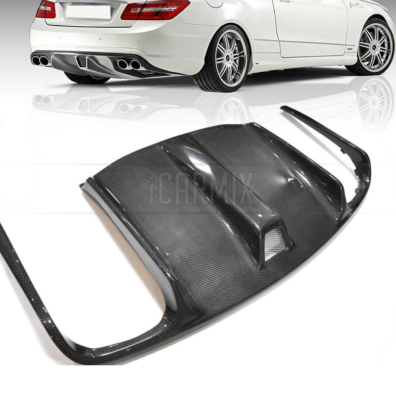 EURSPEC Carbon Fibre Rear Diffuser (oo-oo) Type P For Mercedes Benz E ...
