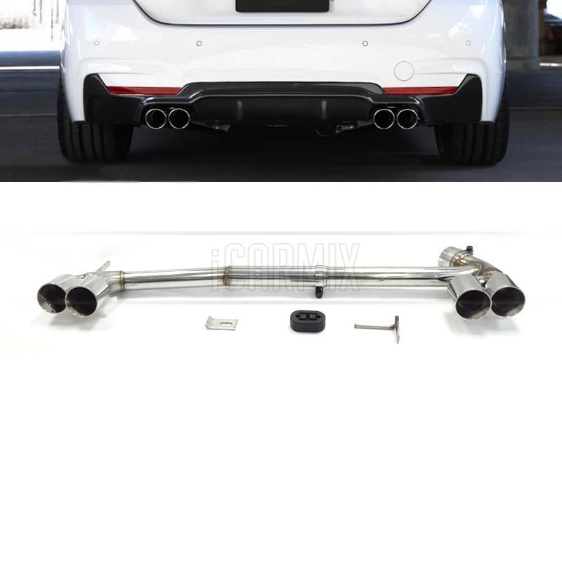 Exhaust Tip For BMW F30 F31 F32 F36 F34 GT (MTEC) (320/420 To Twin Pipe Dual Outlet) iCARMIX
