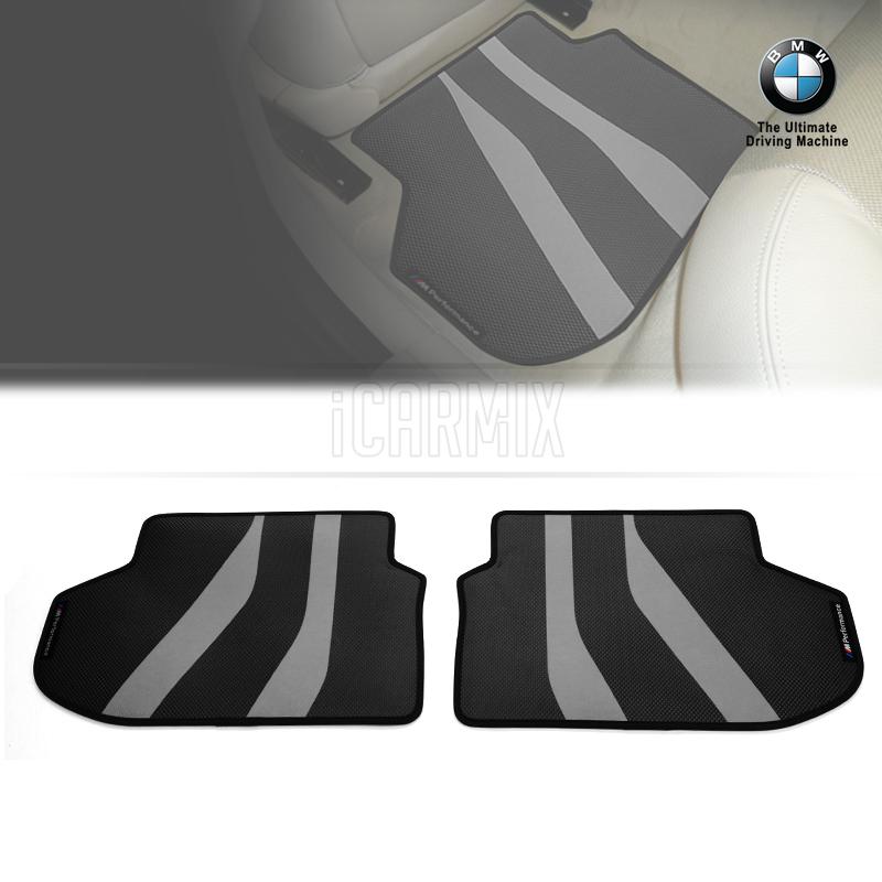 Genuine BMW M Performance Floor Mats For F10 F11 Rear iCARMIX Auto Parts