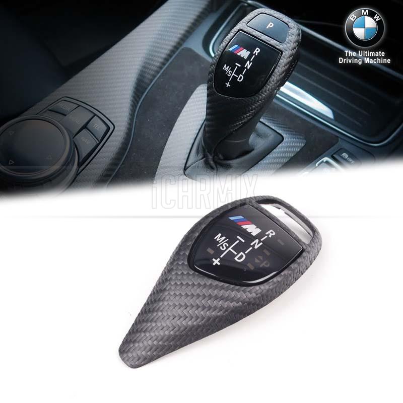 Genuine Bmw M Performance Retrofit Carbon Fibre Shift Knob Cover Replacement Gear Selector 2518