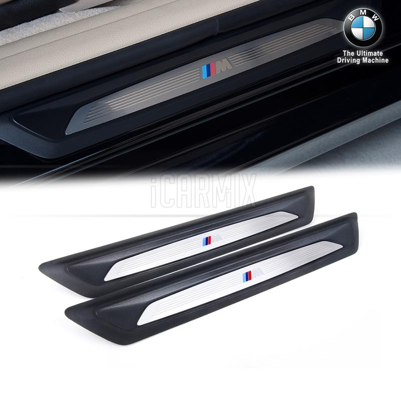 Genuine BMW Retrofit M Sport Front Door Entrance Sill Trim Panel Set