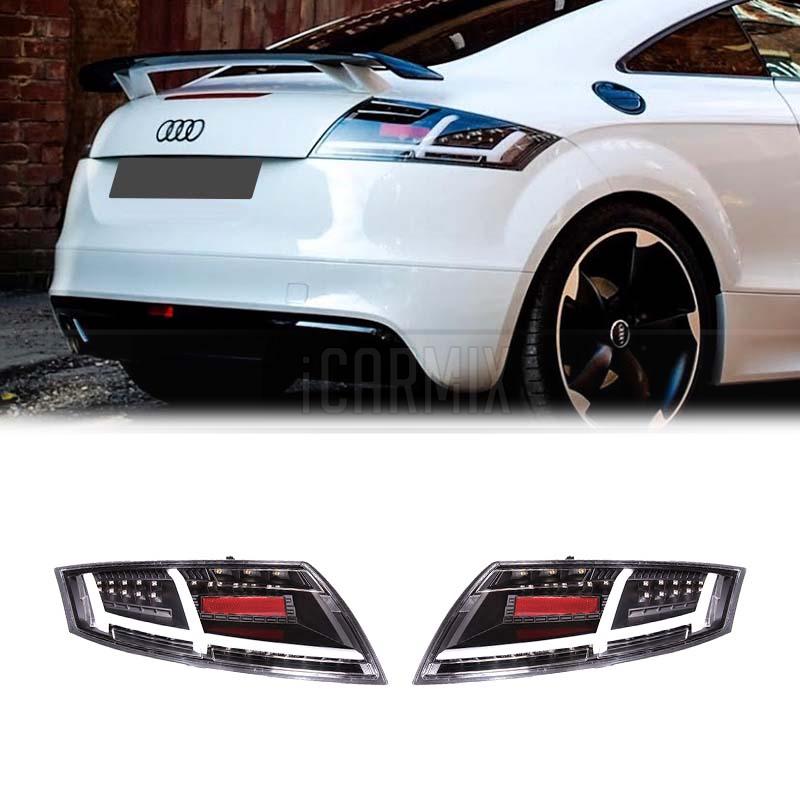 Led Rear Tail Lamp Light (Black Base) W/ Dynamic Led Indicator W/ Led