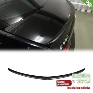 OES Matte Black Rear Spoiler Type 2 For Mercedes Benz E Class W207 Pre & Facelift - 2010-2016