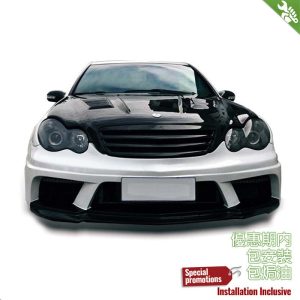 EURSPEC FRP Front Bumper AM Style 2  For Mercedes Benz C Class  W203 Pre&facelift - 2001-2007