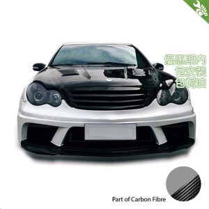 EURSPEC Portion Carbon Fibre Front Bumper AM Style 2  For Mercedes Benz C Class  W203 Pre&facelift - 2001-2007