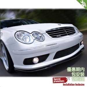 EURSPEC Quality Fibre Front Bumper for Mercedes Benz C Class W203 Facelift 2005-2007 (For AMG Bumper)