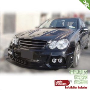 EURSPEC Quality Fibre Front Bumper for Mercedes Benz C Class W203 Facelift - 2005-2007