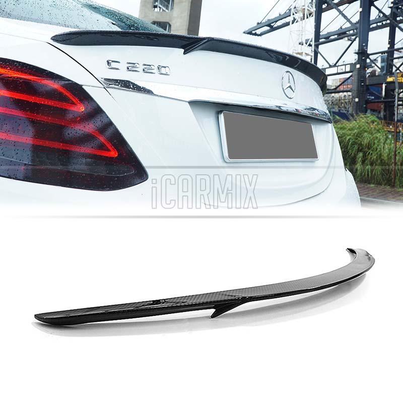EURSPEC Carbon Fibre Rear Spoiler Type B For Mercedes Benz C CLASS W205  Sedan - 2014-2018 - iCARMIX Auto Parts Workshop