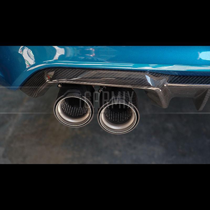 Genuine BMW M Performance Retrofit Exhaust Carbon Fibre Tips For M2 ...