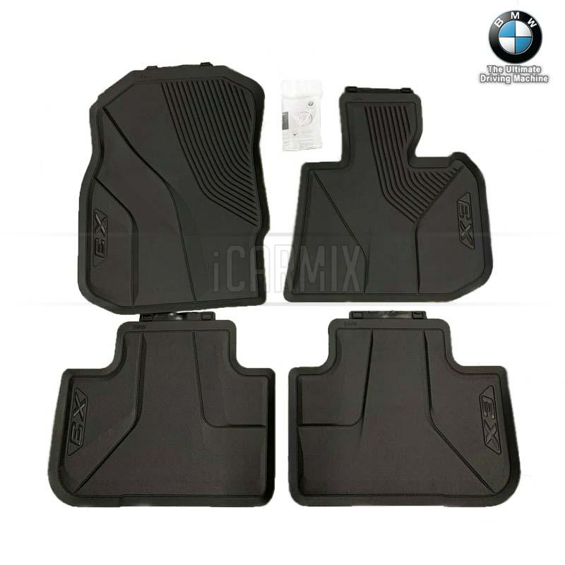 Genuine BMW All Weather Rubber Floor Mat Set For G01 X3 G08 iX3 Front