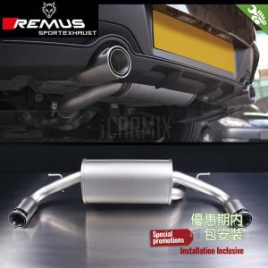 REMUS Cat-Back Sport Exhaust Tip For BMW 1 Series F20 F21 116i 118i 120i (o--o)