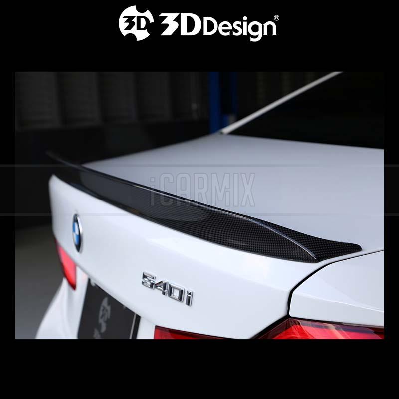 3D Design Performance Carbon Fibre Rear Spoiler For BMW 5 Series G30 ...
