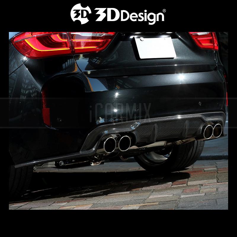 3D Design Performance Carbon Fibre Rear Diffuser For BMW X Series F86 ...