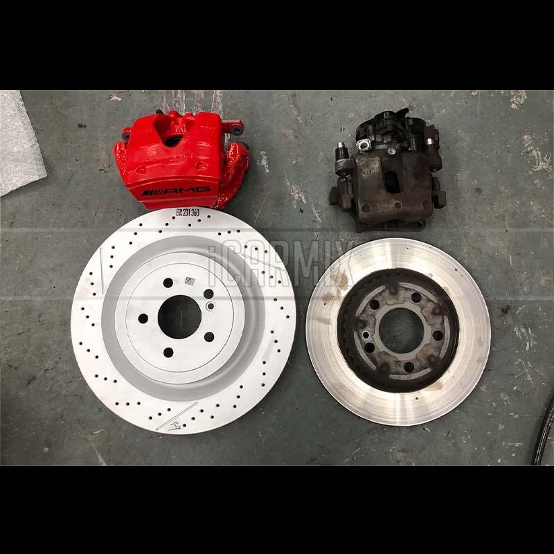 Genuine Mercedes Benz Retrofit AMG C63 GLC Rear 1 Pot Brake Kit W