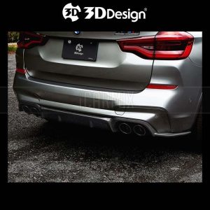 3D Design Performance Carbon Fibre Rear Diffuser For BMW X Series F97 X3M