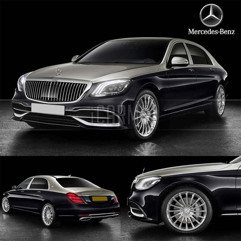 Genuine Maybach Full Set Body Kit And Logo For Mercedes Benz S Class W Facelift