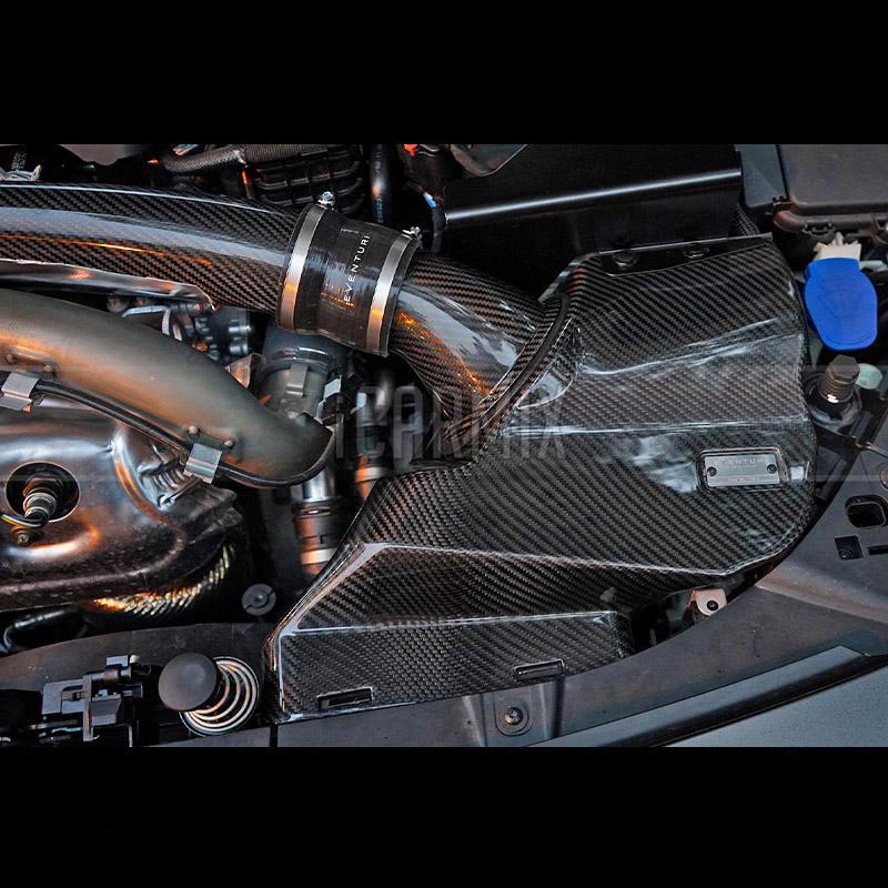 Eventuri Carbon Fibre Turbo Tube (Black) For Mercedes Benz A CLASS