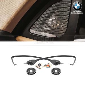 Genuine BMW Harman Kardon Door Hi-Fi Speaker Tweeter Cover Pair W/mid-range Speaker For X1 F48