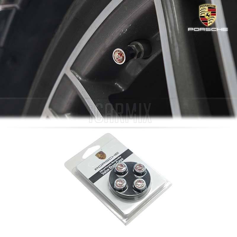Genuine OEM Porsche Retrofit Wheel Valve Stem Cap iCARMIX Auto Parts