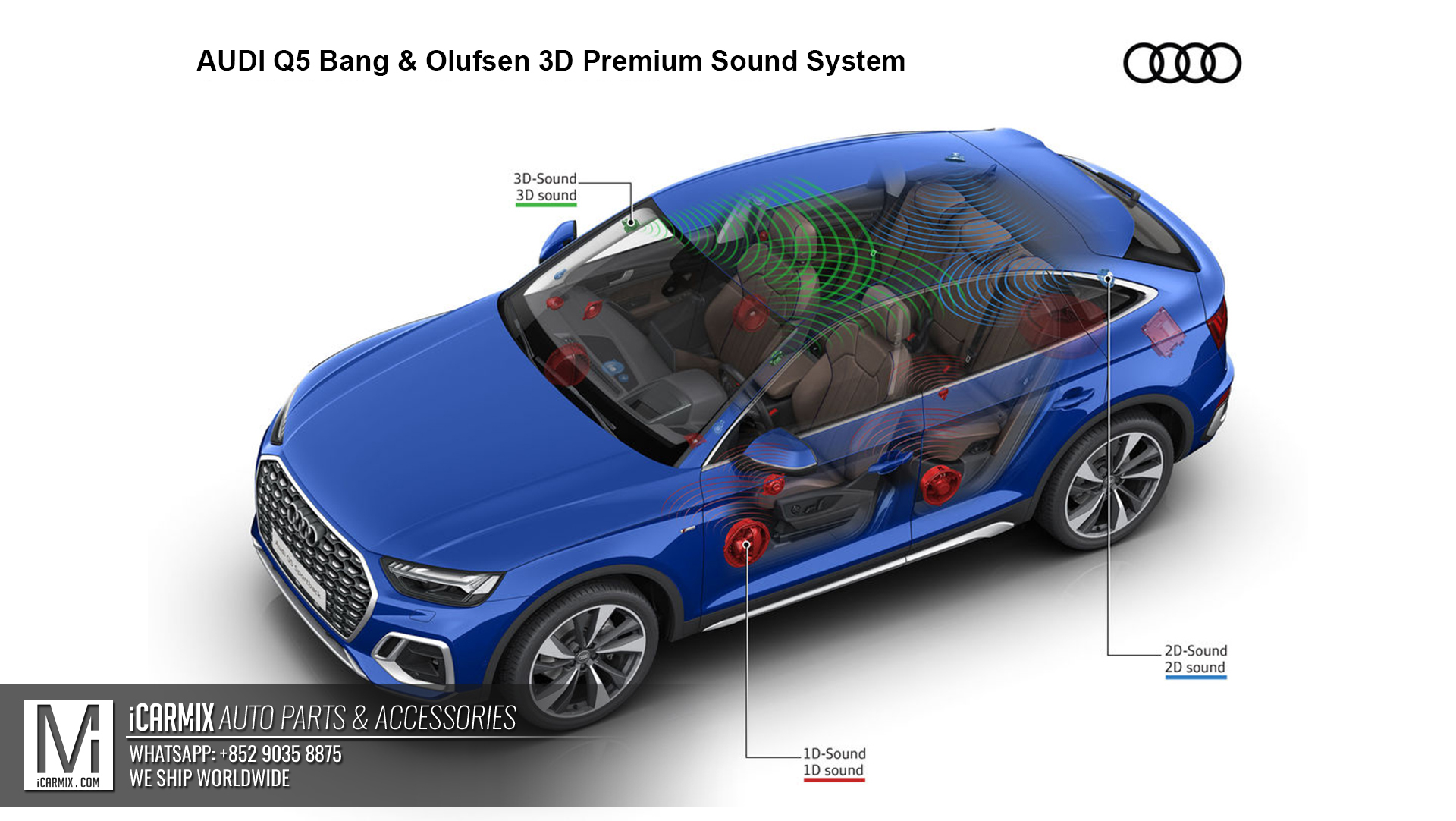 【高質享受!!AUDI Q5 B&O音響+RS制動】 - ICARMIX Auto Parts Workshop