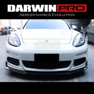 Darwinpro Carbon Fibre Front Lip BS-Sport Style For Porsche Panamera 970.2 -2013-2016