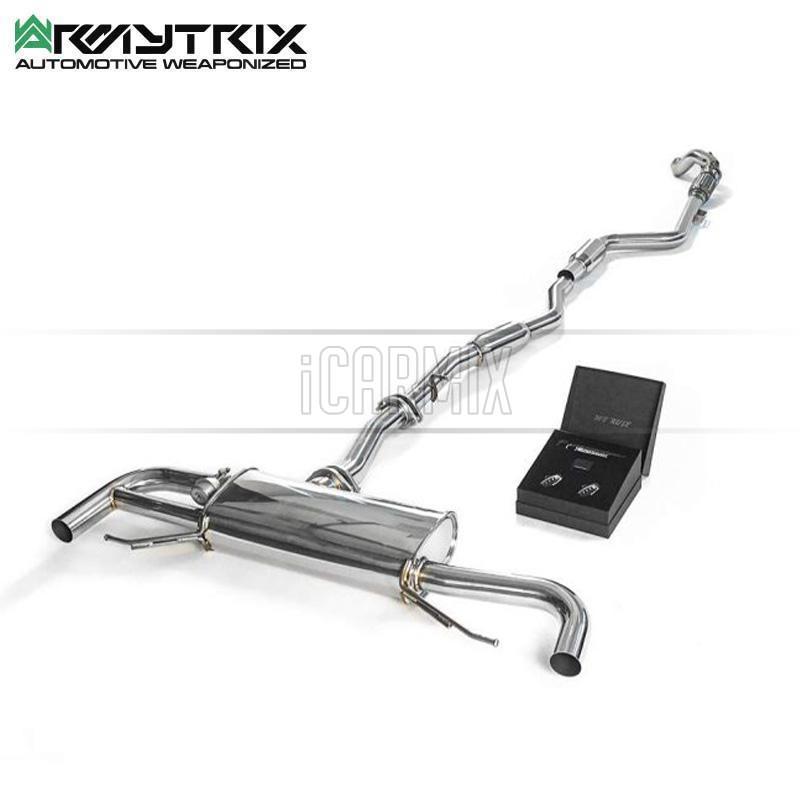 Armytrix Catback Exhaust Muffler W/ Wireless Remote Control Kits For