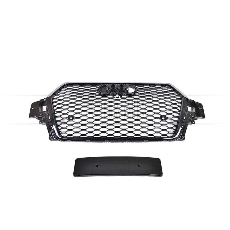 Gloss Black Honeycomb Rs Q7 Style Front Bumper Bar Grille For Audi Q7