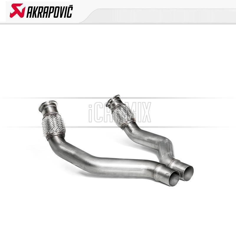 Akrapovic 2020 Audi RS6 Avant/RS7 Sportback (C8) Link-Pipe Set (SS) (Does Not Fit DP/L-AU/SS/1) main image 1