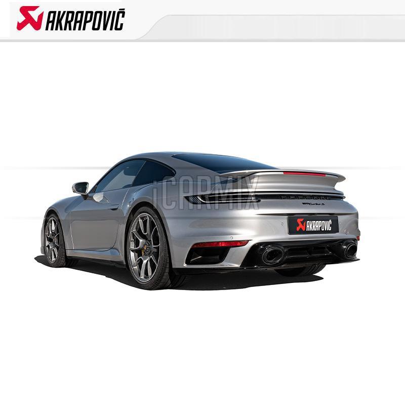 Akrapovic Exhaust Slip-On Race Line (Titanium) For Porsche 911