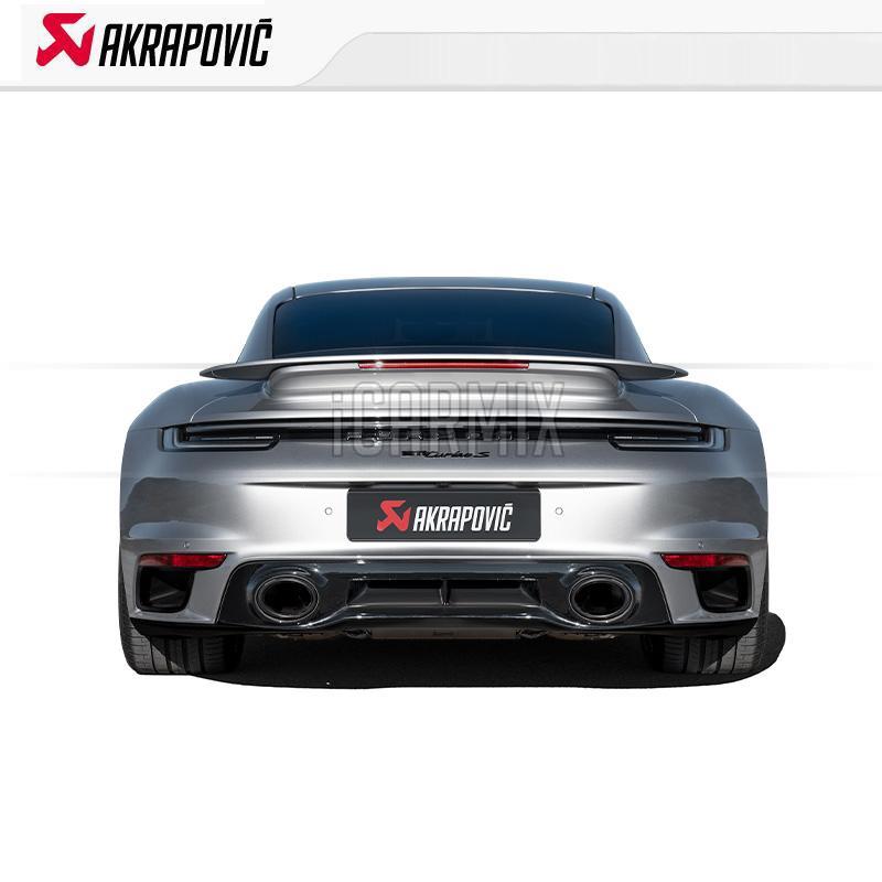 Akrapovic Exhaust Slip-On Race Line (Titanium) For Porsche 911