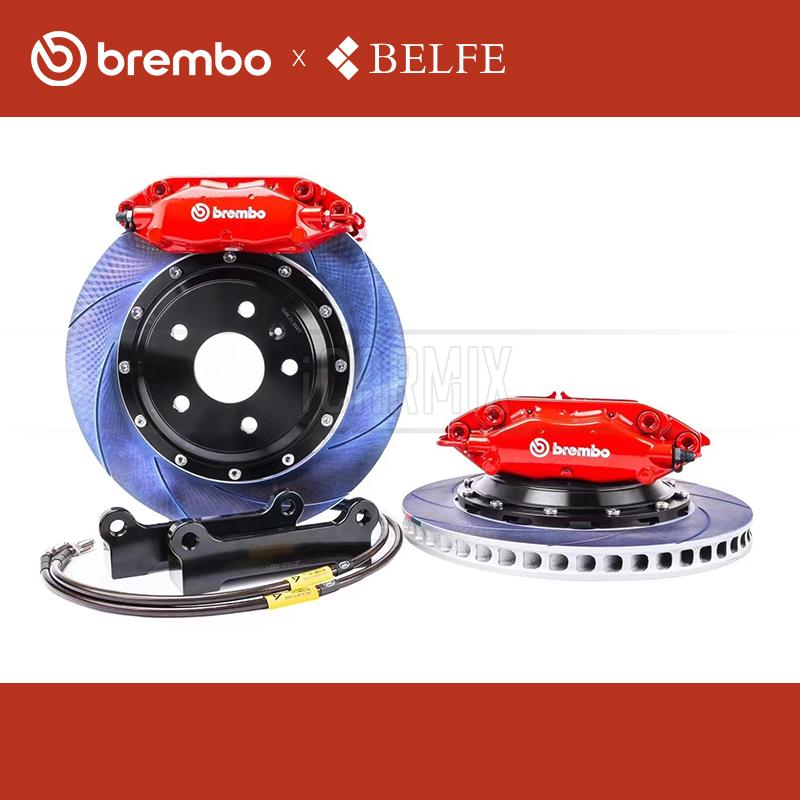 Brembo GT C F40 4 Pot Retrofit Rear Brake Kit W/ 345mmx28mm 355mmx28mm ...