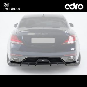 ADRO Carbon Fibre Rear Diffuser V3 Style For Genesis G70 Pre 3.3T/3.3T Dynamic/3.3T Design/3.3T Advanced