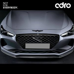 ADRO Carbon Fibre Front Lip V1 Style For Genesis G70 2.0T/2.0T Sport/3.3T/3.3T Design/3.3T Dynamic