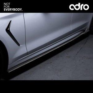 ADRO Carbon Fibre Side Skirts V1 Style For Genesis G70 2.0T/2.0T Sport/3.3T/3.3T Design/3.3T Dynamic