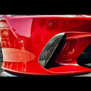 ERS Dry Carbon Fibre Front Bumper Trims SN Style For Mclaren GT - 2020-2023