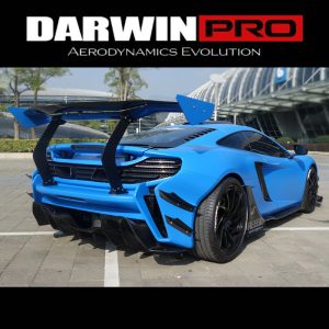Darwinpro Carbon Fiber Rear Bumper Rebel Performance Style For Mclaren MP4 12C / 650S - 2011-2017