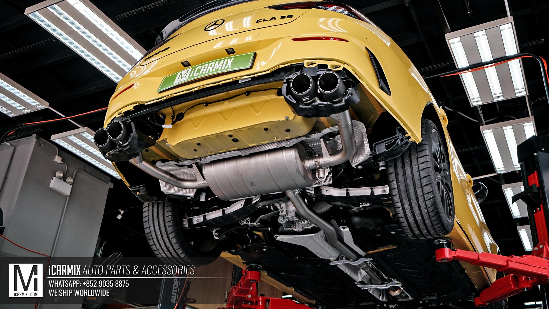 Mercedes Benz C118 CLA35 Yellow_VZ126_07B