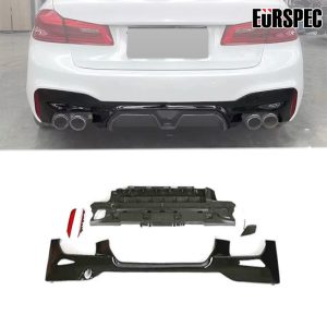 Eurspec  Dry Carbon Fiber Rear Diffuser CS Style For BMW 5 Series F90 M5 - 2018-2023
