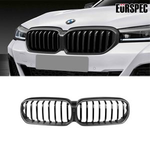 Eurspec Dry Carbon Fiber Front Grille For BMW 5 Series G30 G31 LCI - 2020-2023