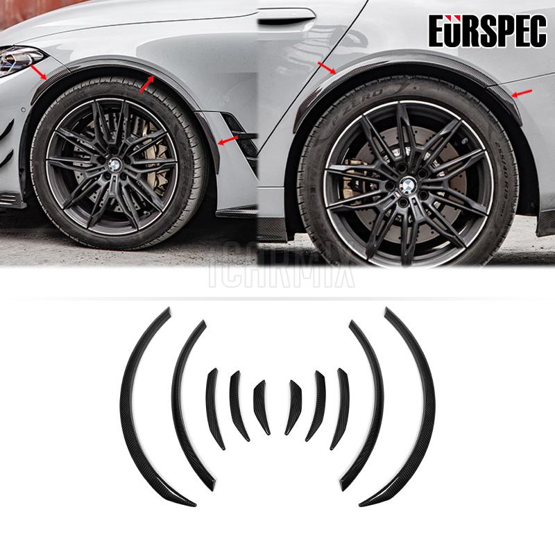 4 Series G22/G23 SQ Style Dry Carbon Fiber Rear Wheel Arch Trim
