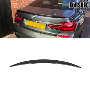 Eurspec Dry Carbon Fiber Rear Spoiler P Style For BMW 7 Series G11 G12 - 2016-2022