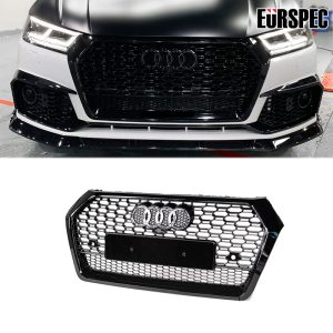 Eurspec Gloss Black Front Grille RSQ5 Style For Audi Q5 SQ5 FY - 2017-2020