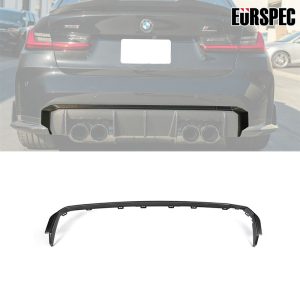 Eurspec Dry Carbon Fiber Rear Diffuser Trim OEM Style For BMM G80 G81 M3 / G82 G83 M4