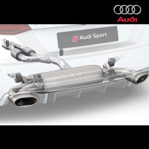 Genuine Audi Sport X Akrapovic Titanium Exhaust For Audi TTRS Mk3 - 2014-2023 (For Vehicles Without Aero Kit)