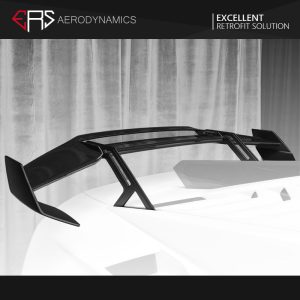 ERS Dry Carbon Fiber Rear Wing Spoiler STO Style For Lamborghini Huracan LP580 LP610 -2015-2019